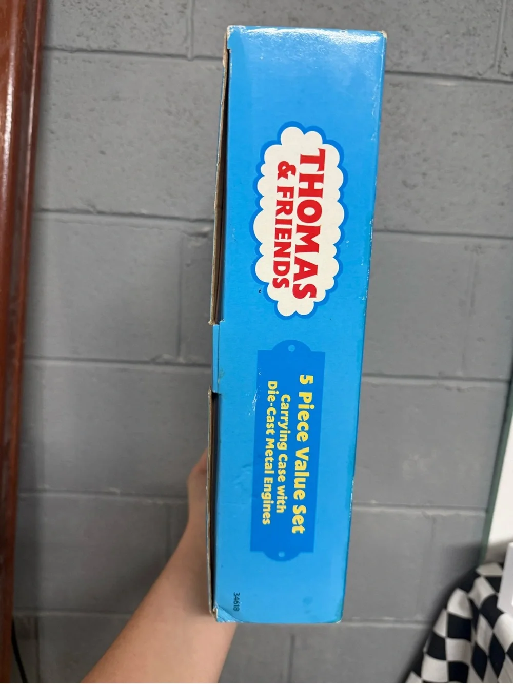 Thomas & Friends Blue & Red No. 1 Engine Playset with Yellow Accents